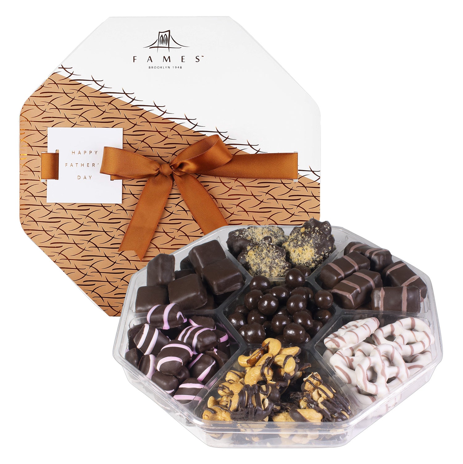 Assorted Chocolate Holiday Gift Assortment, Dairy Free, Kosher.  Fames Chocolate   