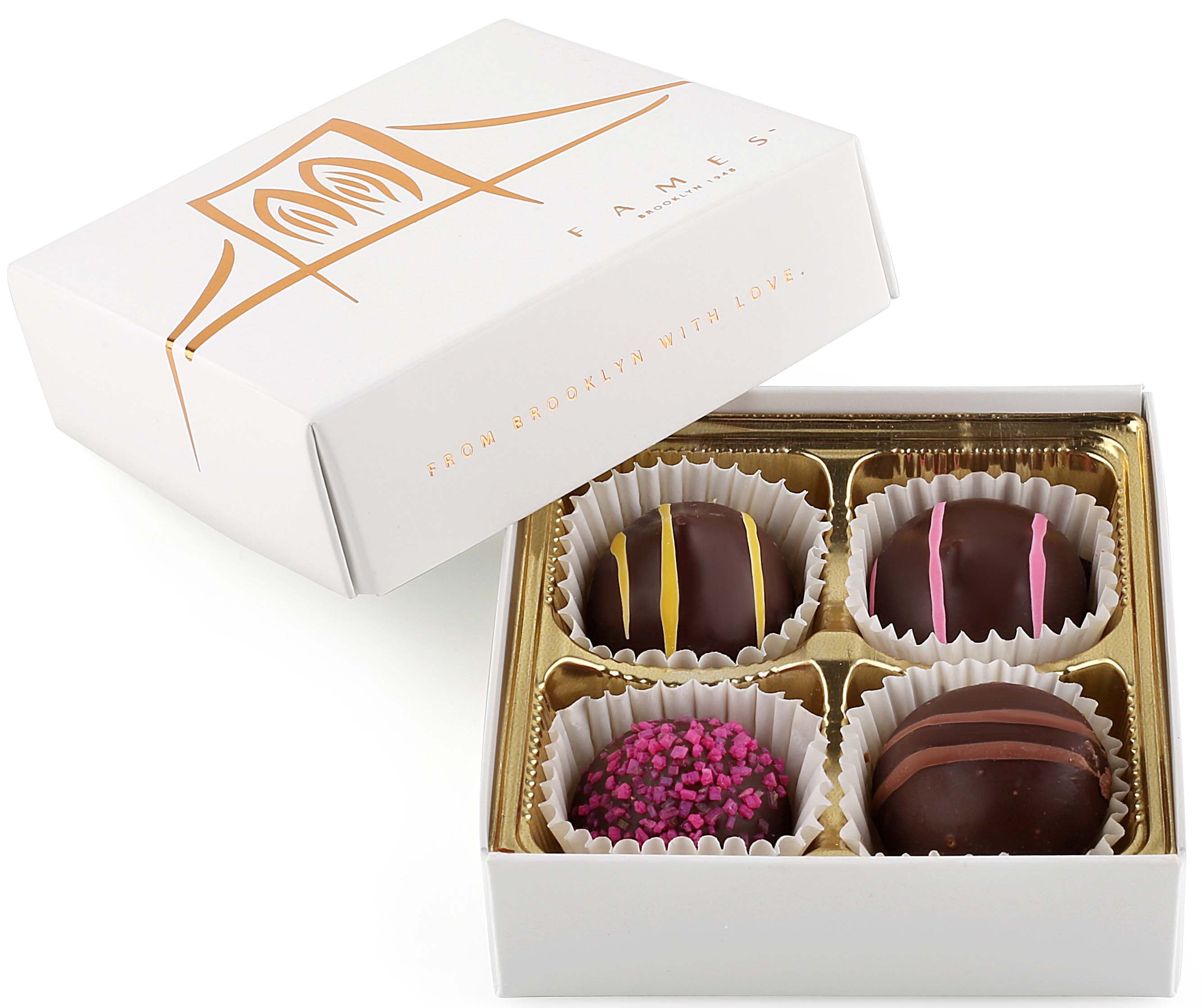 Small Chocolate Gift Box, Kosher, Dairy free.  Fames Chocolate   