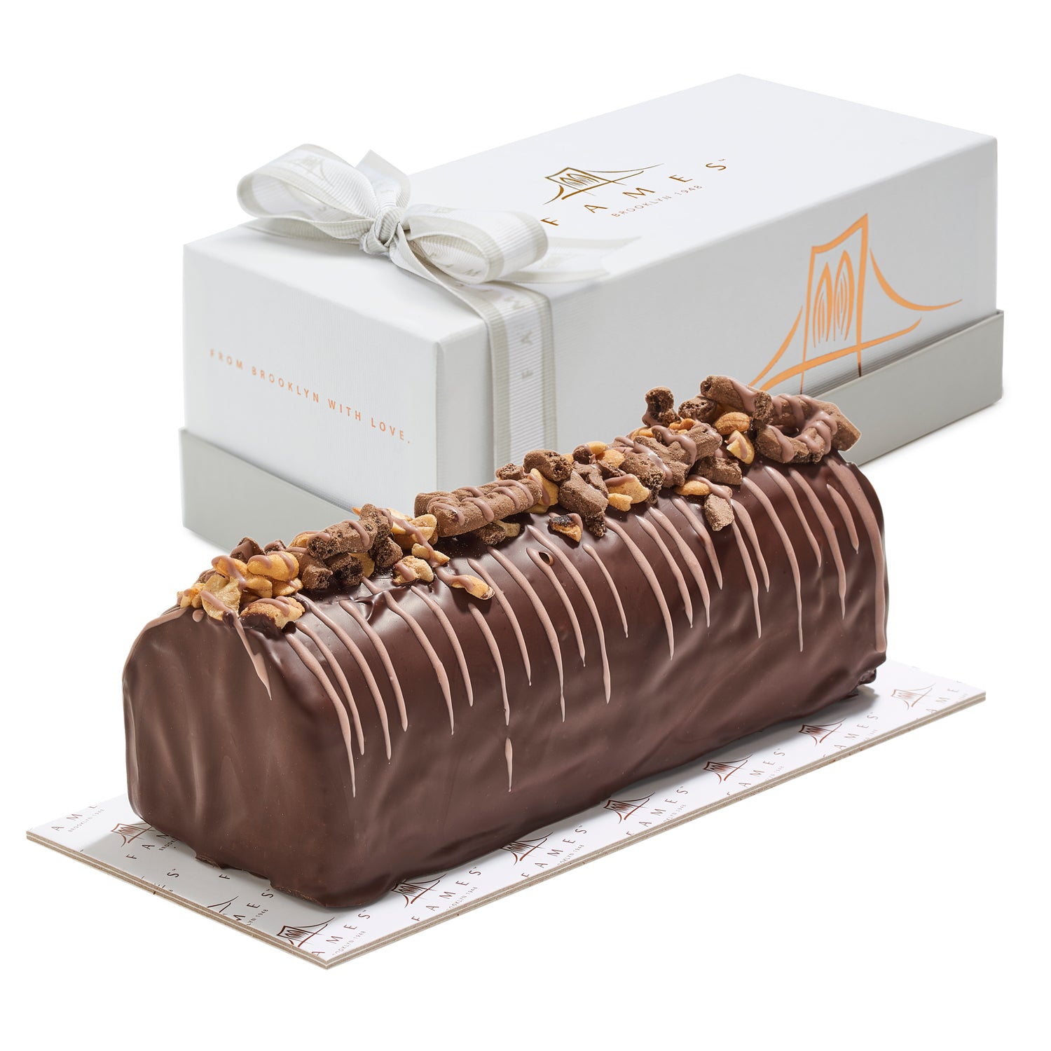 Chocolate Soft Blend Log In Gift Box  Fames Chocolate   