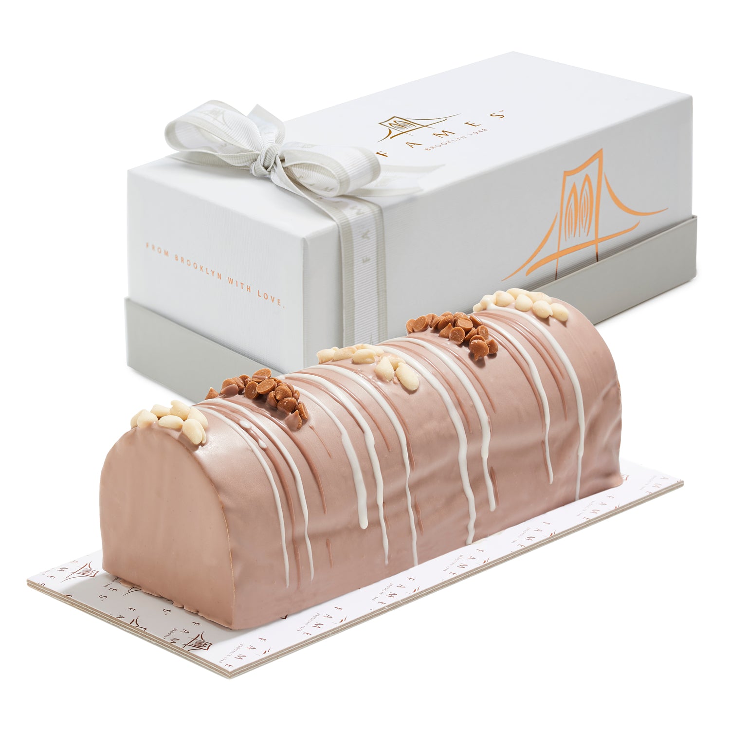 Coffee Fudge Log In Gift Box  Fames Chocolate   